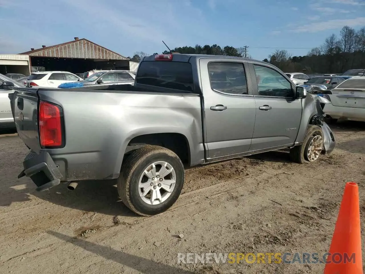 3 fotografías del automóvil dañado 1GCGSCEN6L1239226 CHEVROLET COLORADO 2020