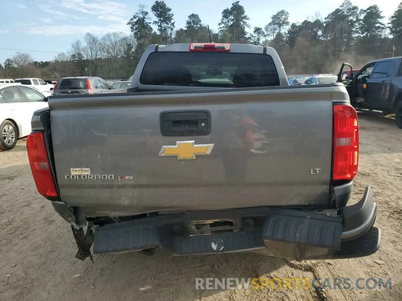 6 fotografías del automóvil dañado 1GCGSCEN6L1239226 CHEVROLET COLORADO 2020