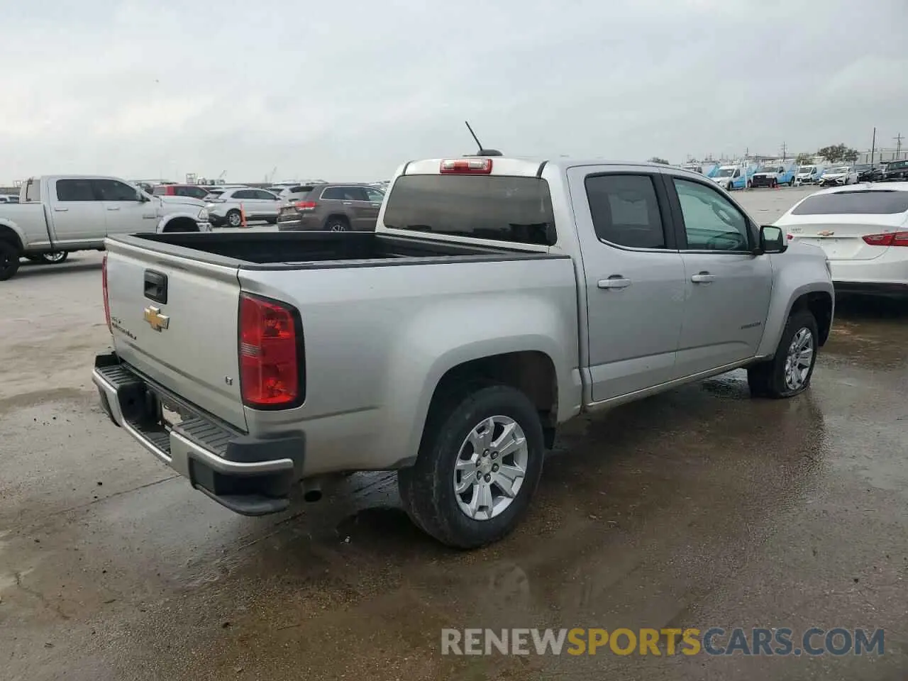 3 fotografías del automóvil dañado 1GCGSCEN7L1122514 CHEVROLET COLORADO 2020