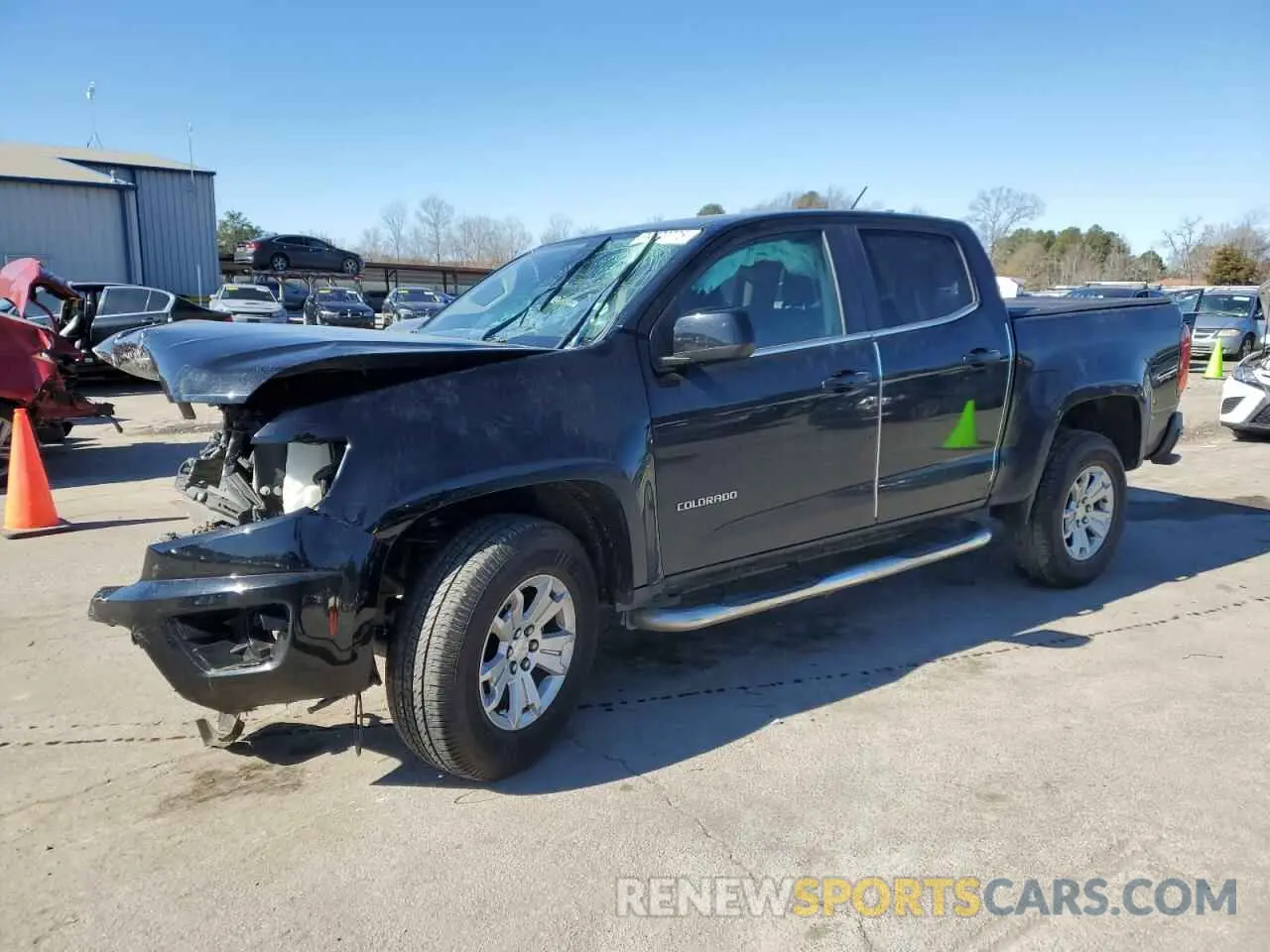 1 fotografías del automóvil dañado 1GCGSCEN7L1238151 CHEVROLET COLORADO 2020