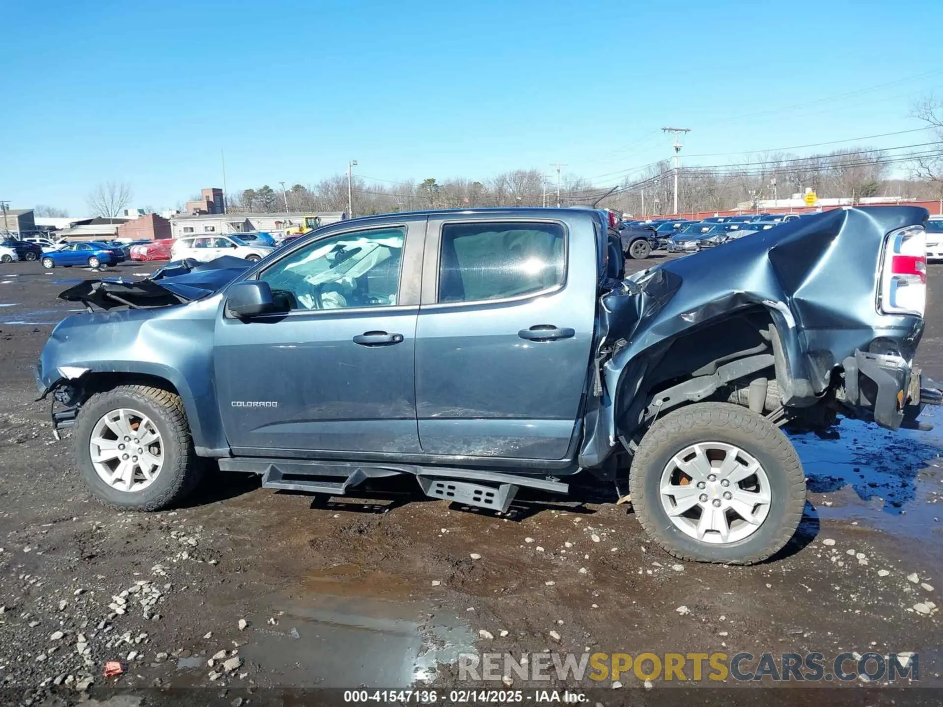 14 fotografías del automóvil dañado 1GCGSCEN8L1167655 CHEVROLET COLORADO 2020