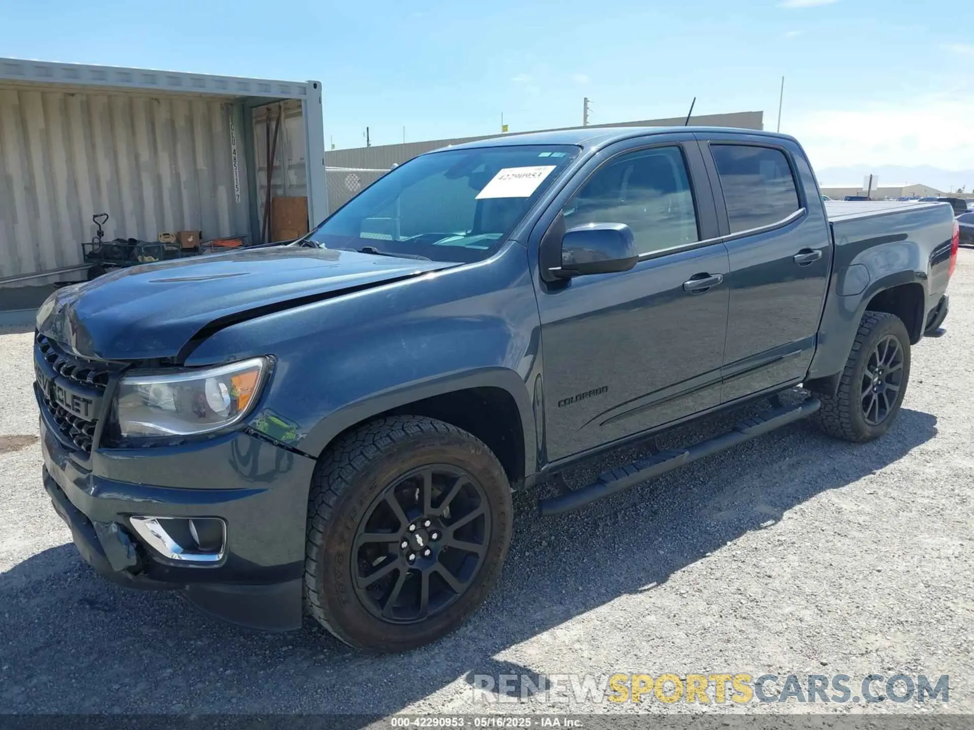 2 fotografías del automóvil dañado 1GCGSCEN9L1109361 CHEVROLET COLORADO 2020