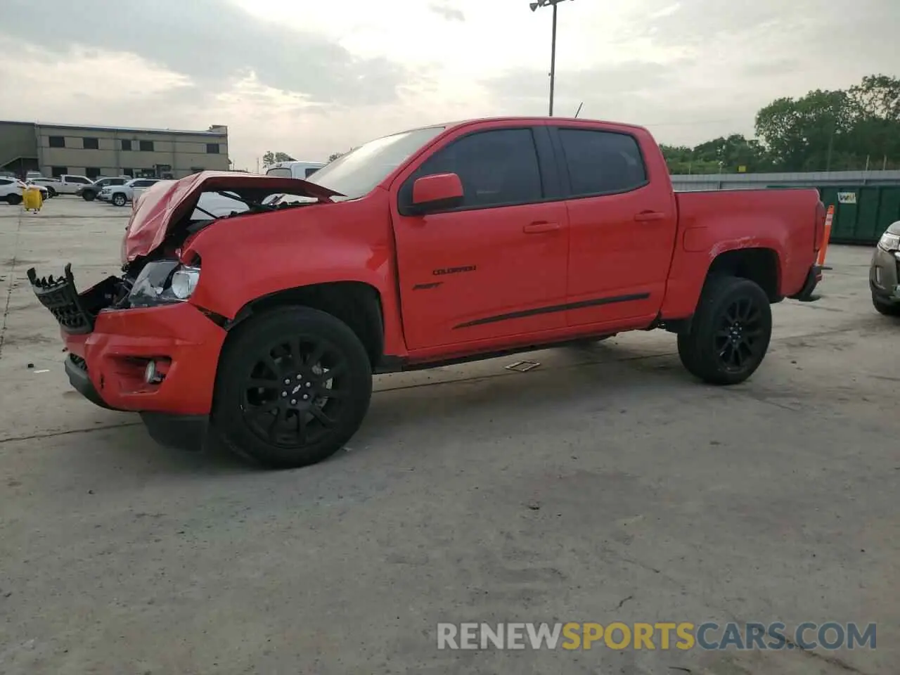 1 fotografías del automóvil dañado 1GCGSCENXL1128209 CHEVROLET COLORADO 2020