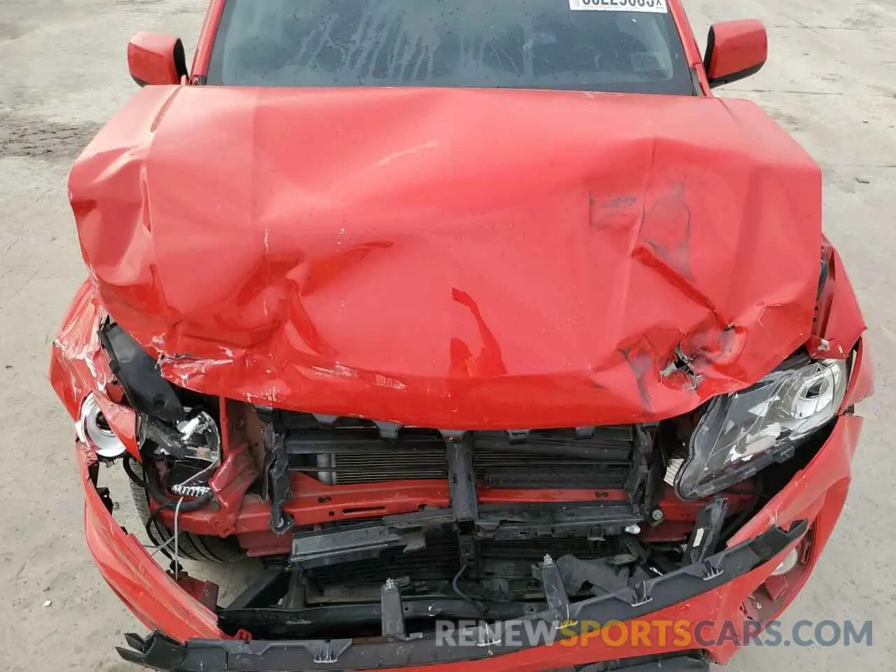 11 fotografías del automóvil dañado 1GCGSCENXL1128209 CHEVROLET COLORADO 2020