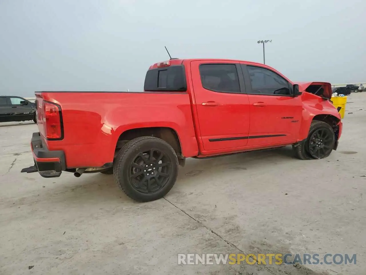3 fotografías del automóvil dañado 1GCGSCENXL1128209 CHEVROLET COLORADO 2020