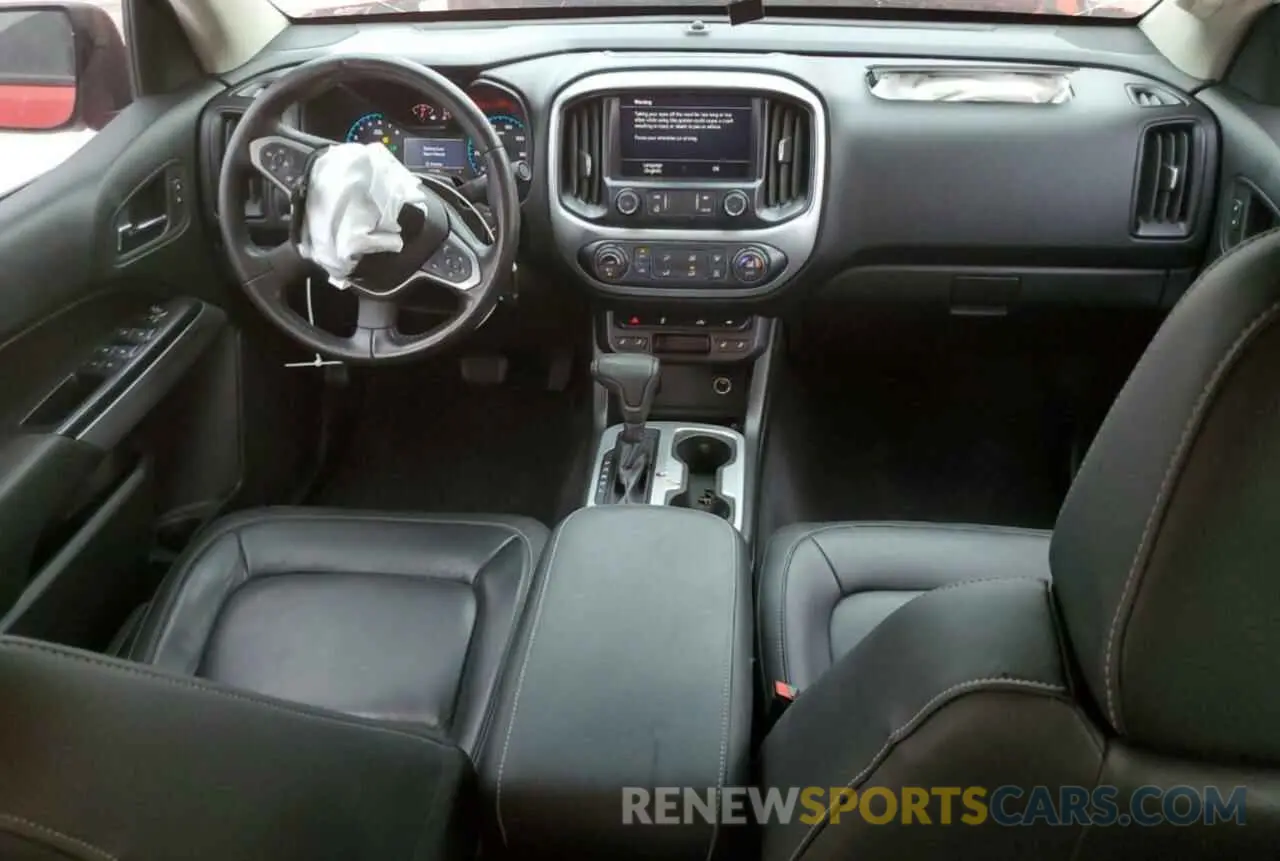 8 fotografías del automóvil dañado 1GCGSCENXL1128209 CHEVROLET COLORADO 2020