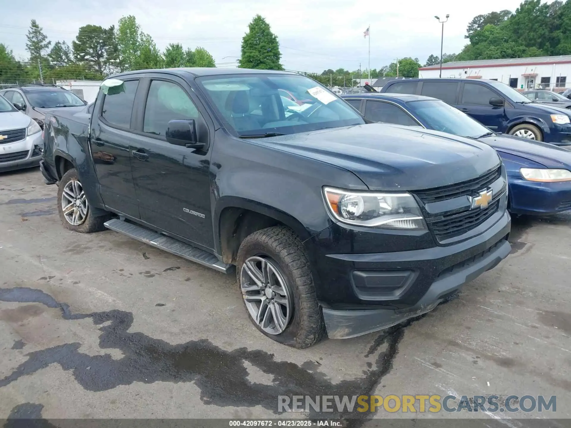 1 fotografías del automóvil dañado 1GCGTBEN0L1134432 CHEVROLET COLORADO 2020