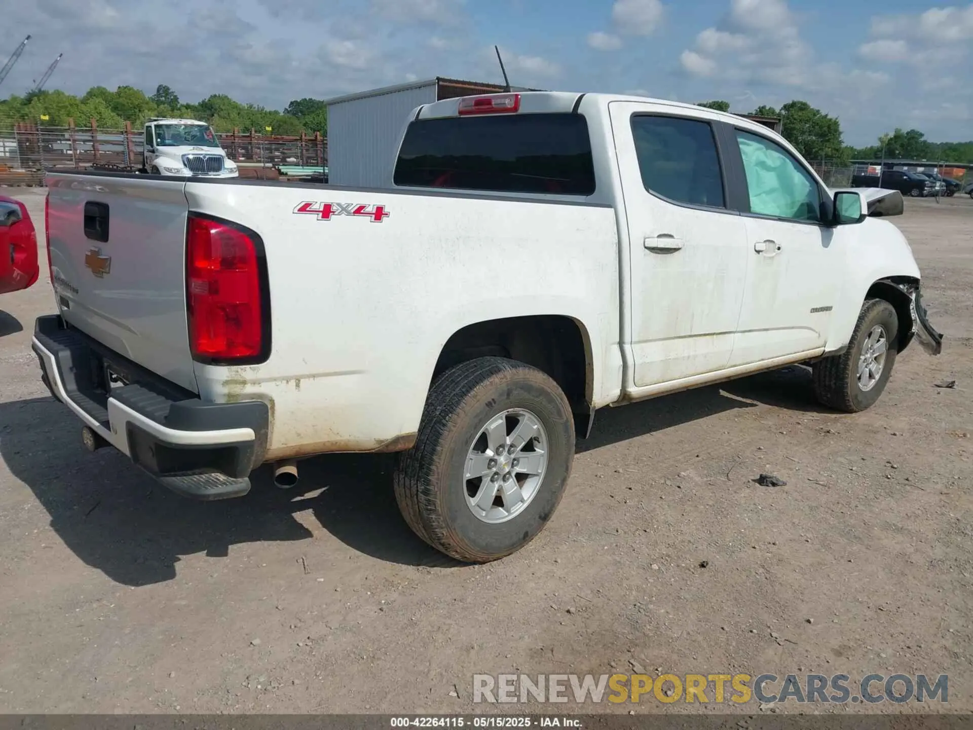 4 fotografías del automóvil dañado 1GCGTBEN0L1221649 CHEVROLET COLORADO 2020