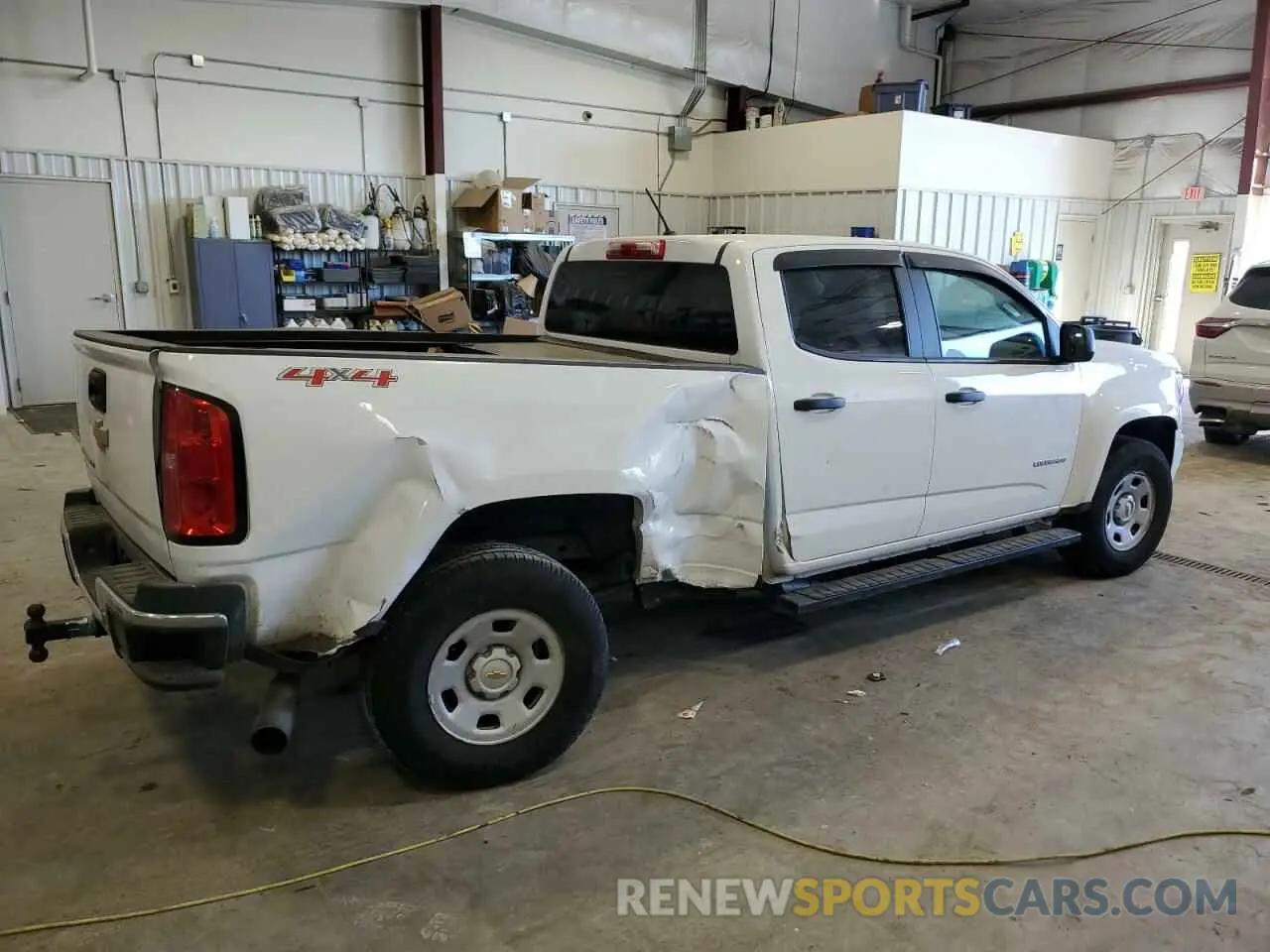 3 fotografías del automóvil dañado 1GCGTBEN2L1163785 CHEVROLET COLORADO 2020