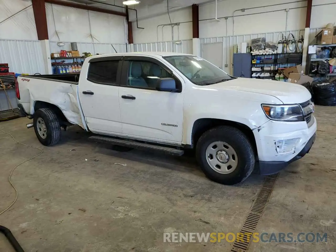 4 fotografías del automóvil dañado 1GCGTBEN2L1163785 CHEVROLET COLORADO 2020
