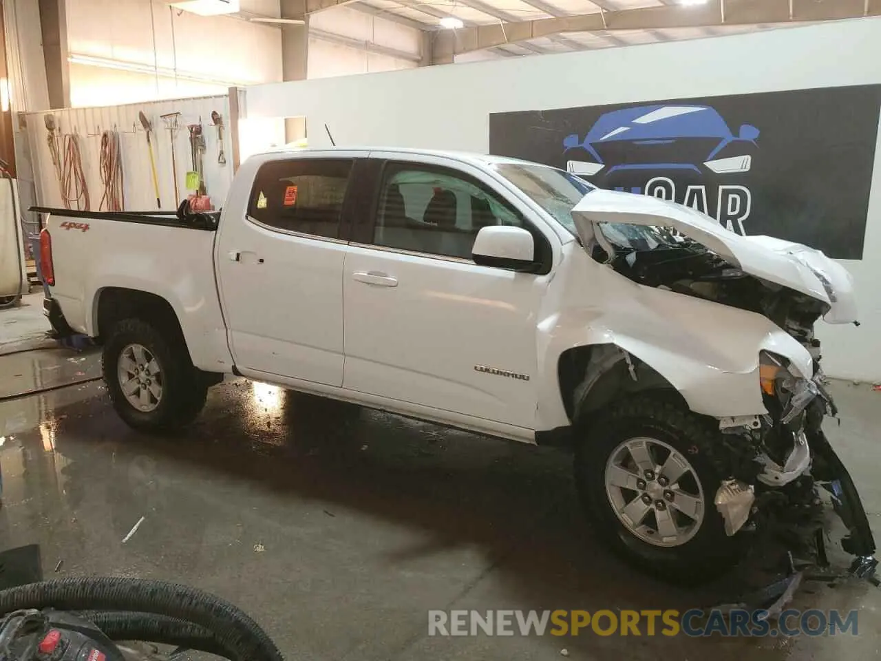 4 fotografías del automóvil dañado 1GCGTBEN5L1220710 CHEVROLET COLORADO 2020