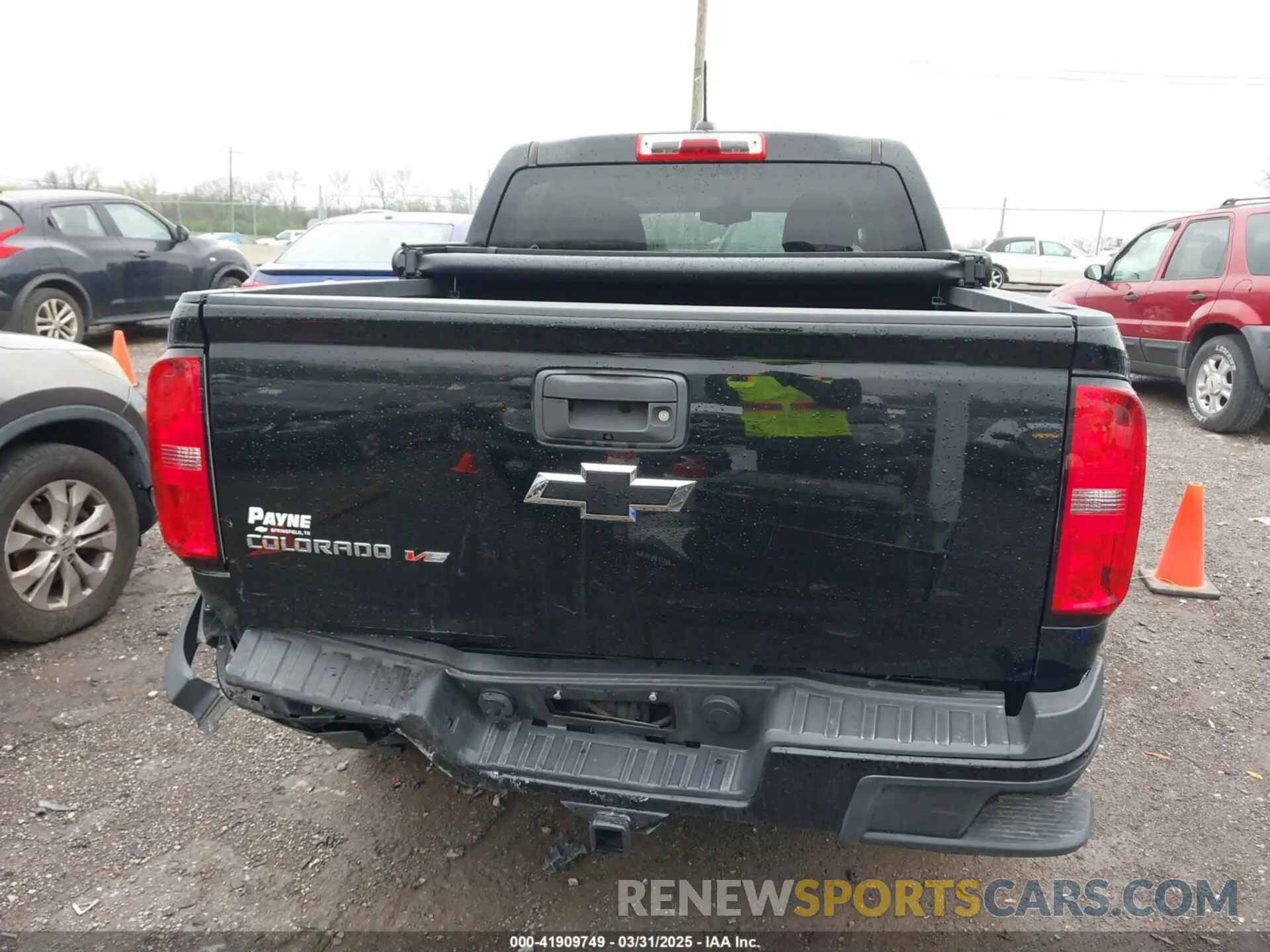16 fotografías del automóvil dañado 1GCGTBEN9L1140648 CHEVROLET COLORADO 2020