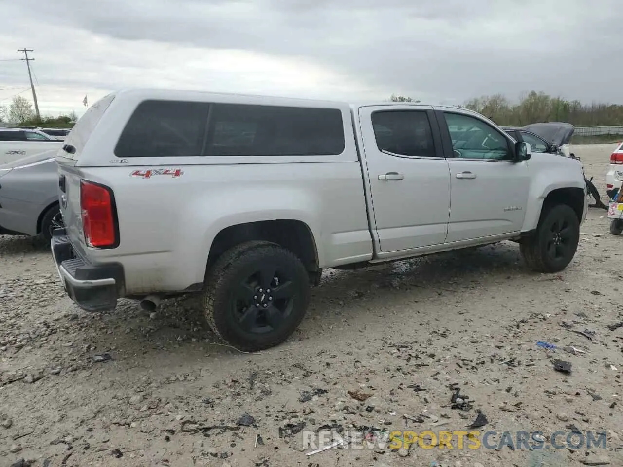 3 fotografías del automóvil dañado 1GCGTCEN0L1158851 CHEVROLET COLORADO 2020