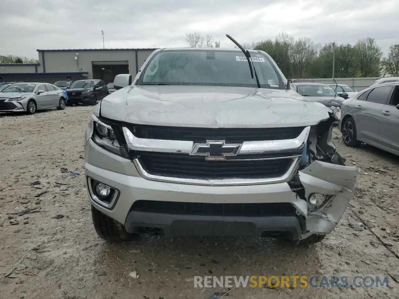 5 fotografías del automóvil dañado 1GCGTCEN0L1158851 CHEVROLET COLORADO 2020