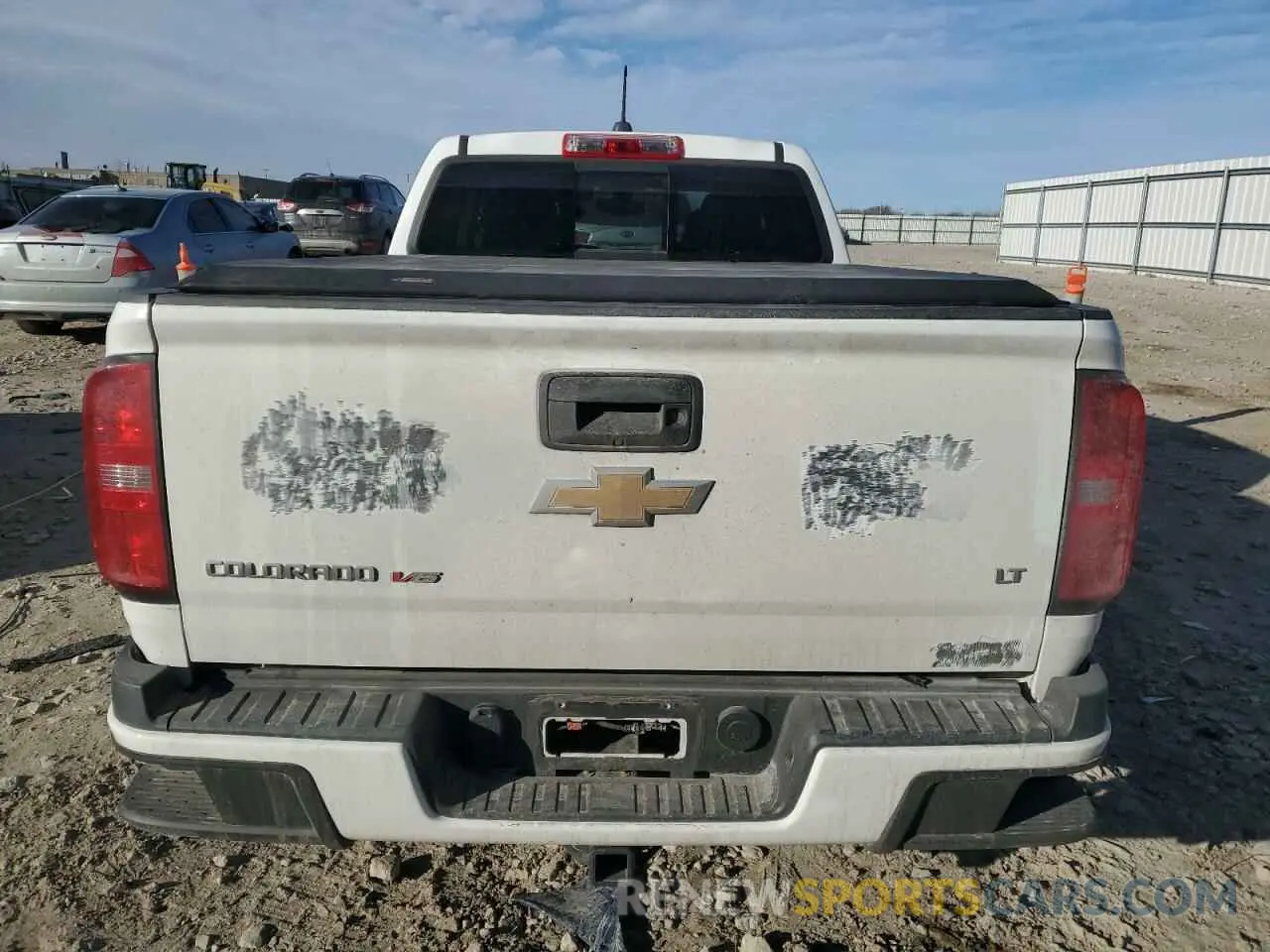6 fotografías del automóvil dañado 1GCGTCEN3L1219304 CHEVROLET COLORADO 2020