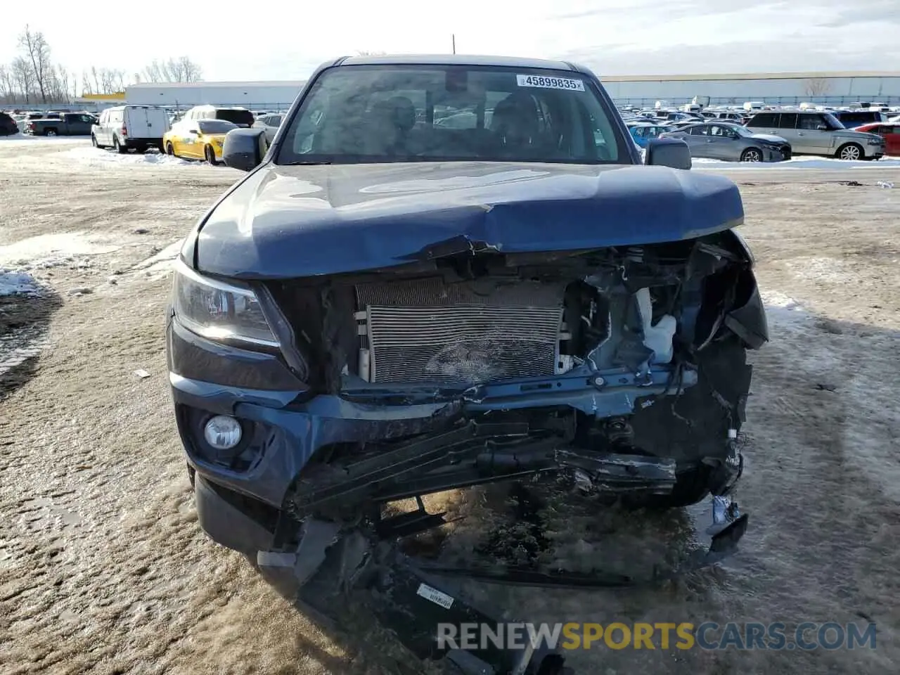 5 fotografías del automóvil dañado 1GCGTCEN9L1195929 CHEVROLET COLORADO 2020