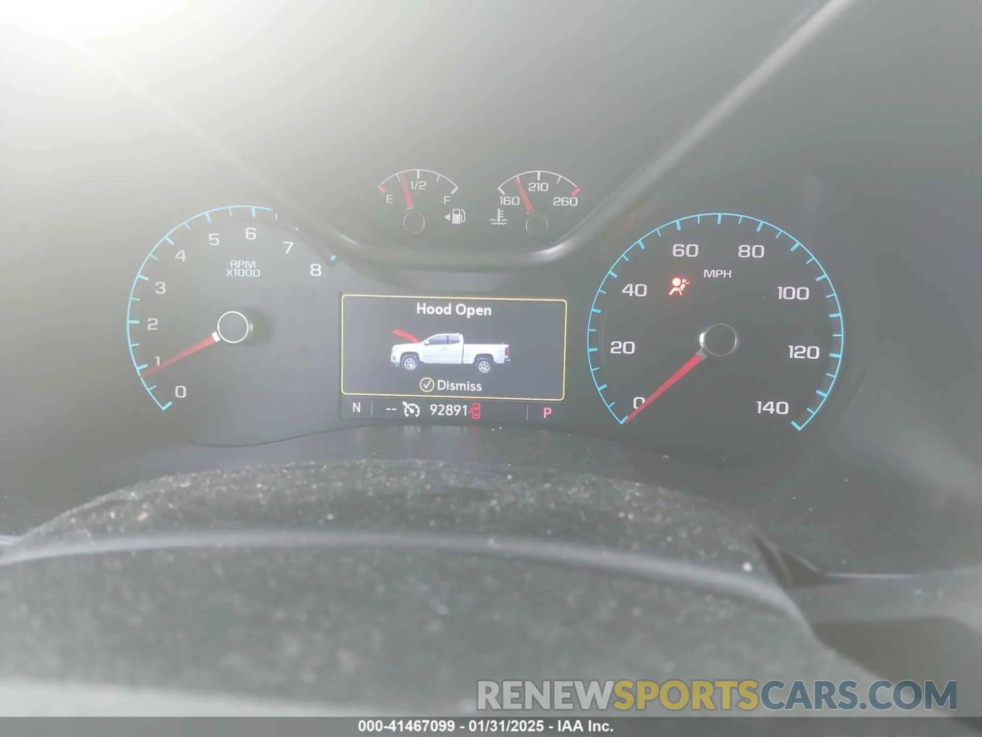 7 fotografías del automóvil dañado 1GCGTCEN9L1203110 CHEVROLET COLORADO 2020