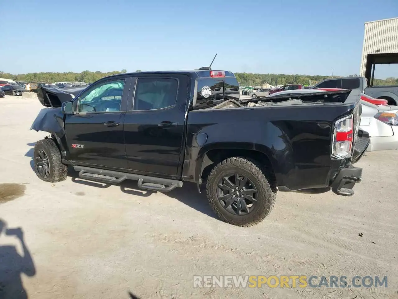 2 fotografías del automóvil dañado 1GCGTDEN5L1178003 CHEVROLET COLORADO 2020
