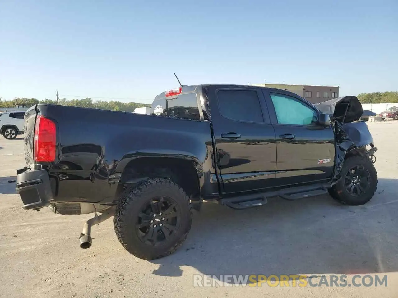 3 fotografías del automóvil dañado 1GCGTDEN5L1178003 CHEVROLET COLORADO 2020