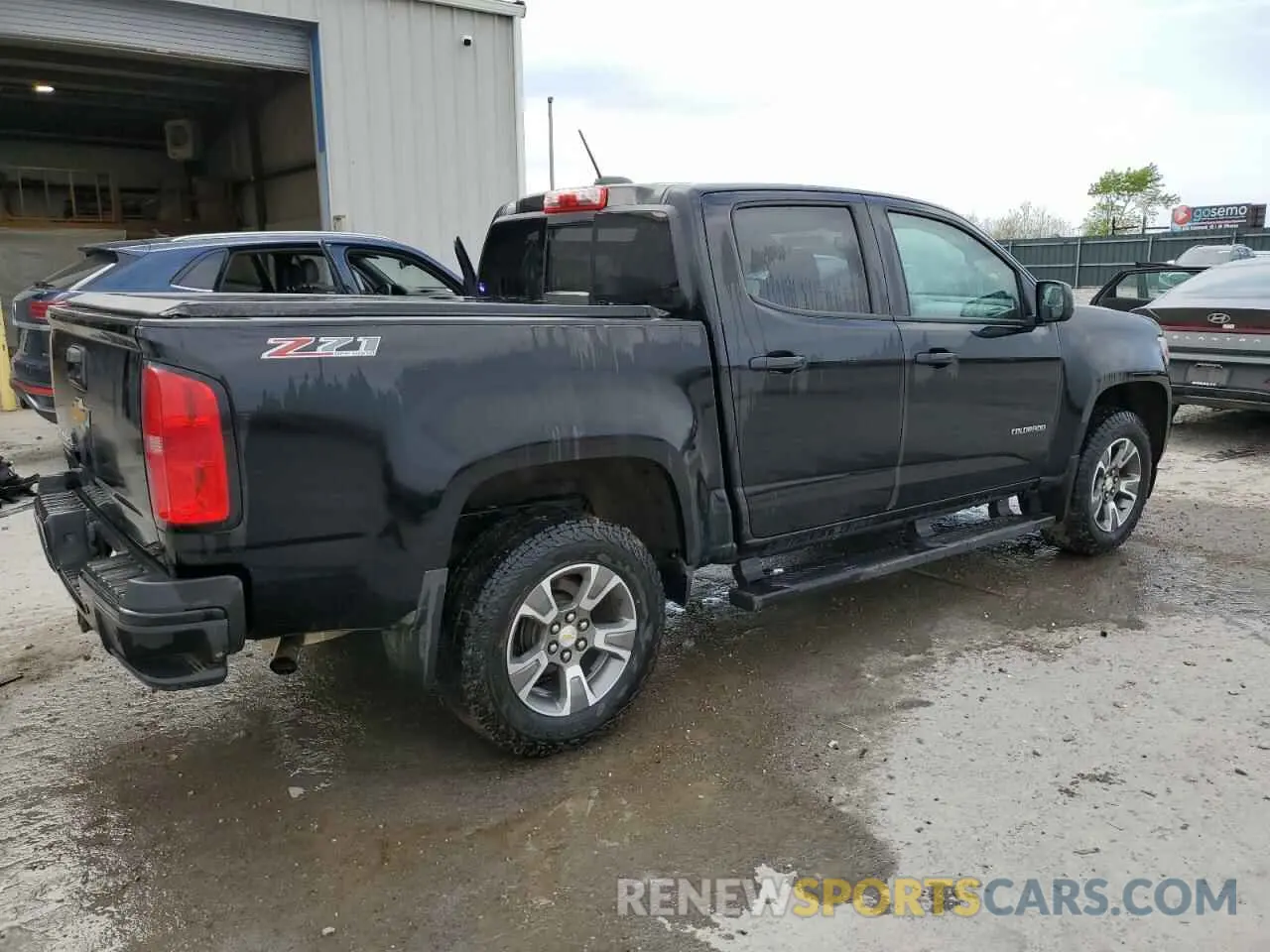 3 fotografías del automóvil dañado 1GCGTDEN6L1138531 CHEVROLET COLORADO 2020