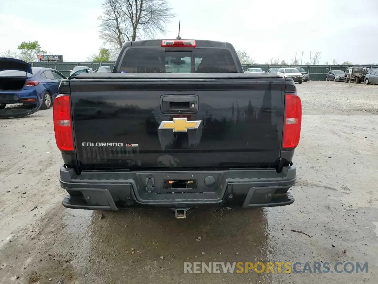6 fotografías del automóvil dañado 1GCGTDEN6L1138531 CHEVROLET COLORADO 2020