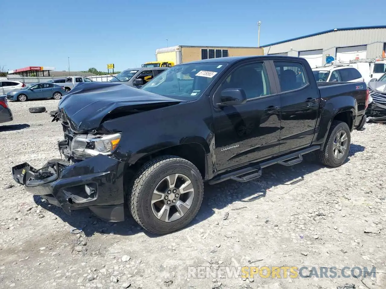1 fotografías del automóvil dañado 1GCGTDEN7L1229369 CHEVROLET COLORADO 2020