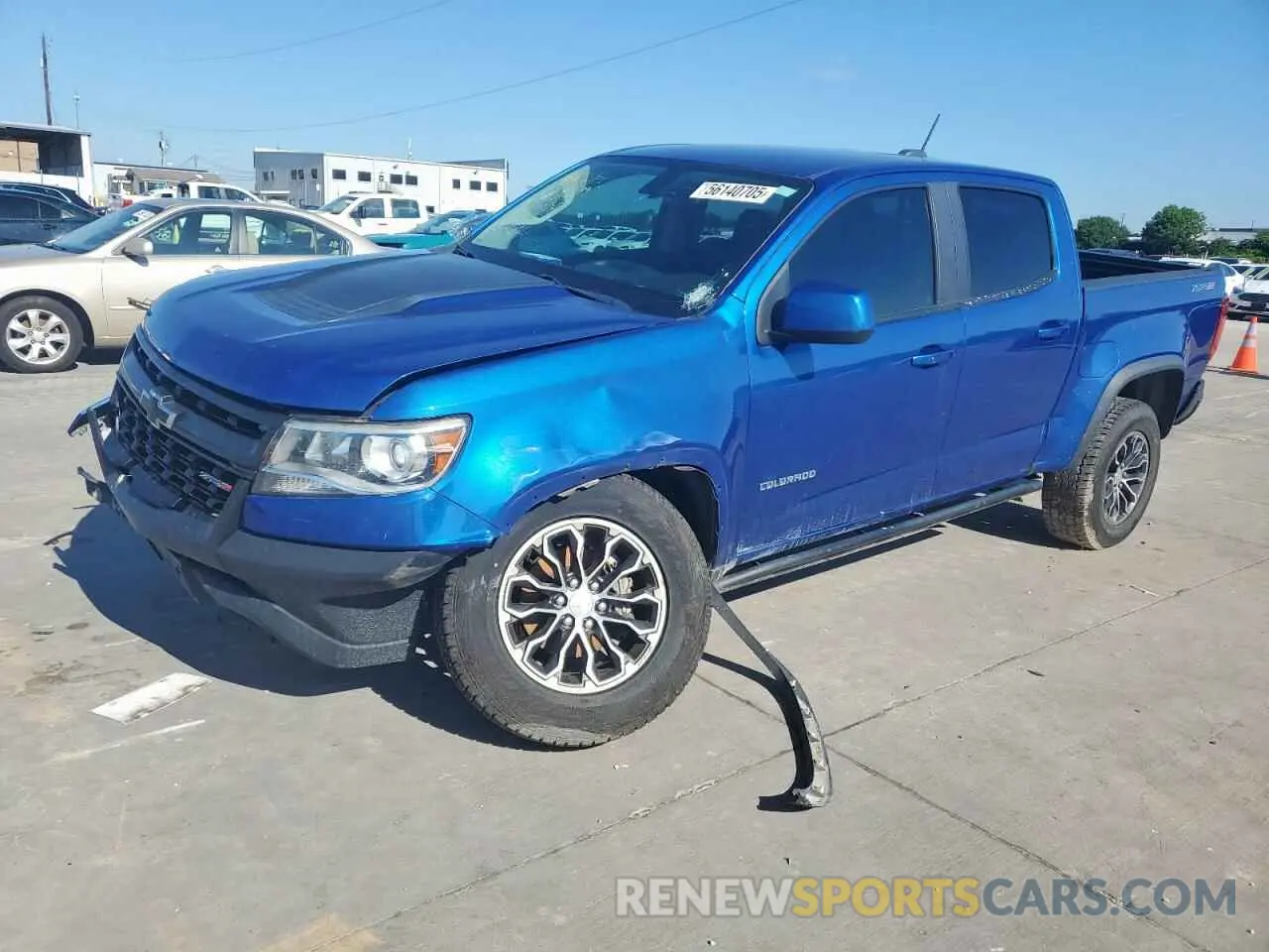 1 fotografías del automóvil dañado 1GCGTEEN6L1104160 CHEVROLET COLORADO 2020