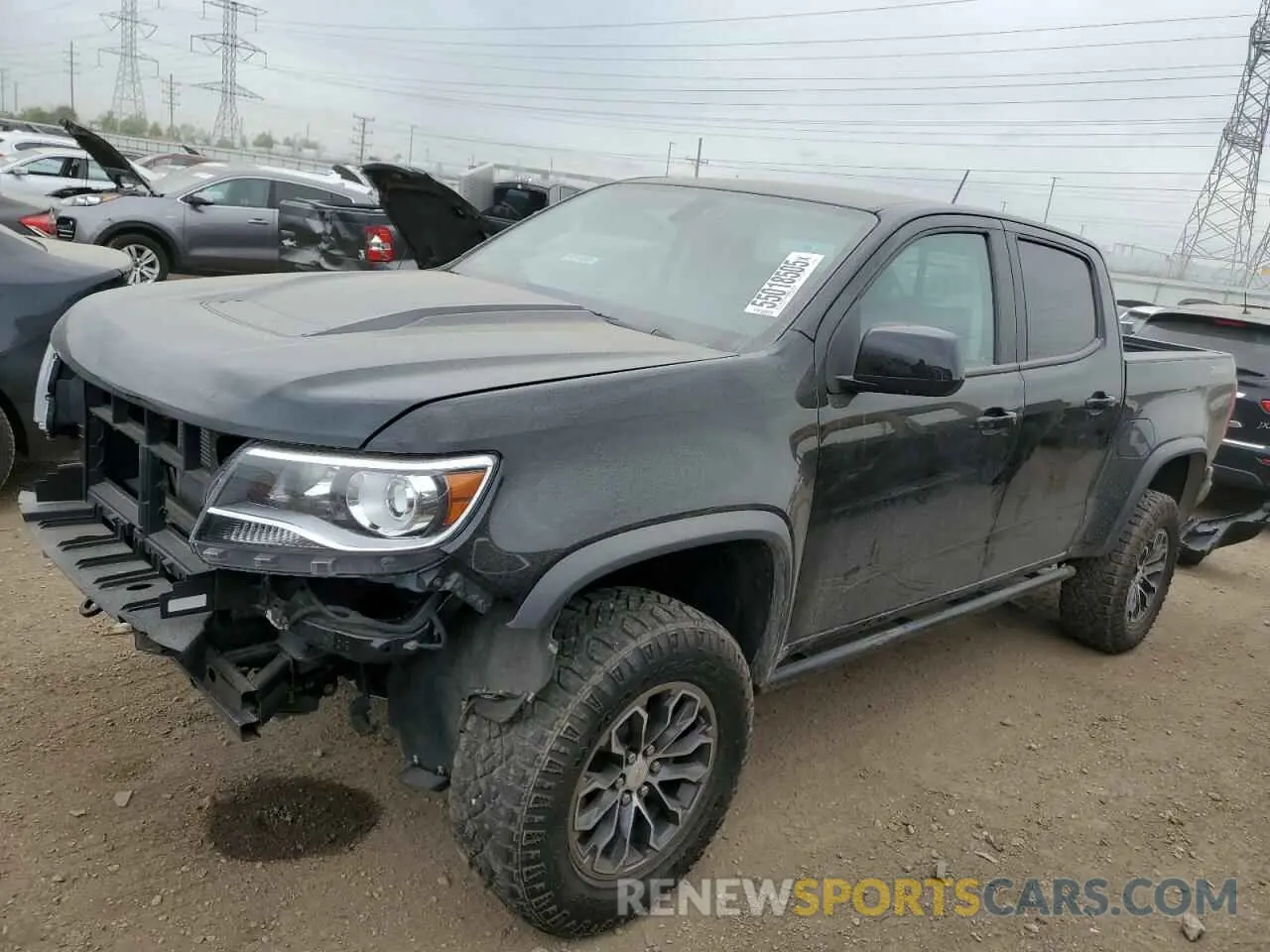 1 fotografías del automóvil dañado 1GCGTEEN7L1136034 CHEVROLET COLORADO 2020