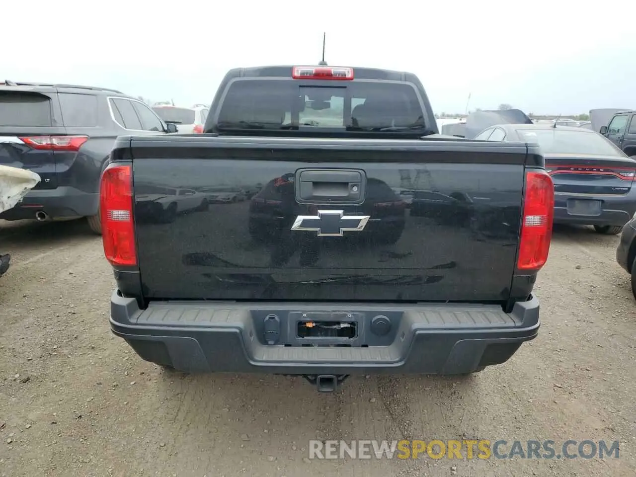 6 fotografías del automóvil dañado 1GCGTEEN7L1136034 CHEVROLET COLORADO 2020