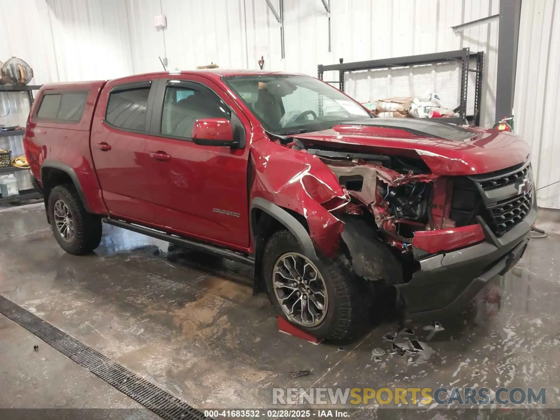 1 fotografías del automóvil dañado 1GCGTEENXL1199452 CHEVROLET COLORADO 2020