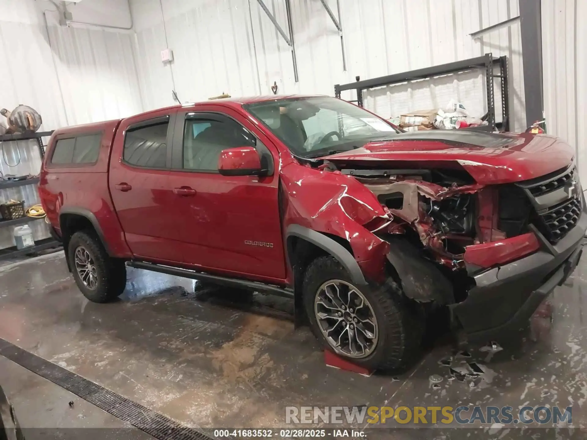 14 fotografías del automóvil dañado 1GCGTEENXL1199452 CHEVROLET COLORADO 2020