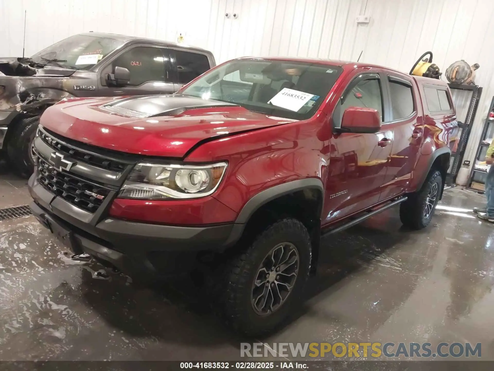 2 fotografías del automóvil dañado 1GCGTEENXL1199452 CHEVROLET COLORADO 2020