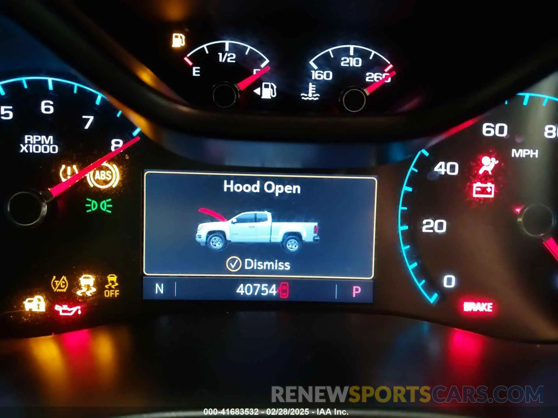 7 fotografías del automóvil dañado 1GCGTEENXL1199452 CHEVROLET COLORADO 2020