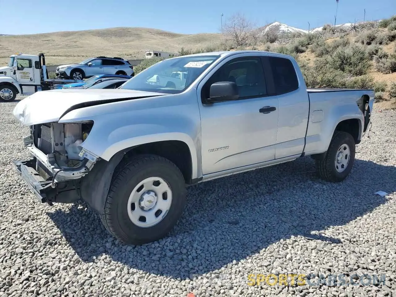 1 fotografías del automóvil dañado 1GCHSAEA7L1209383 CHEVROLET COLORADO 2020