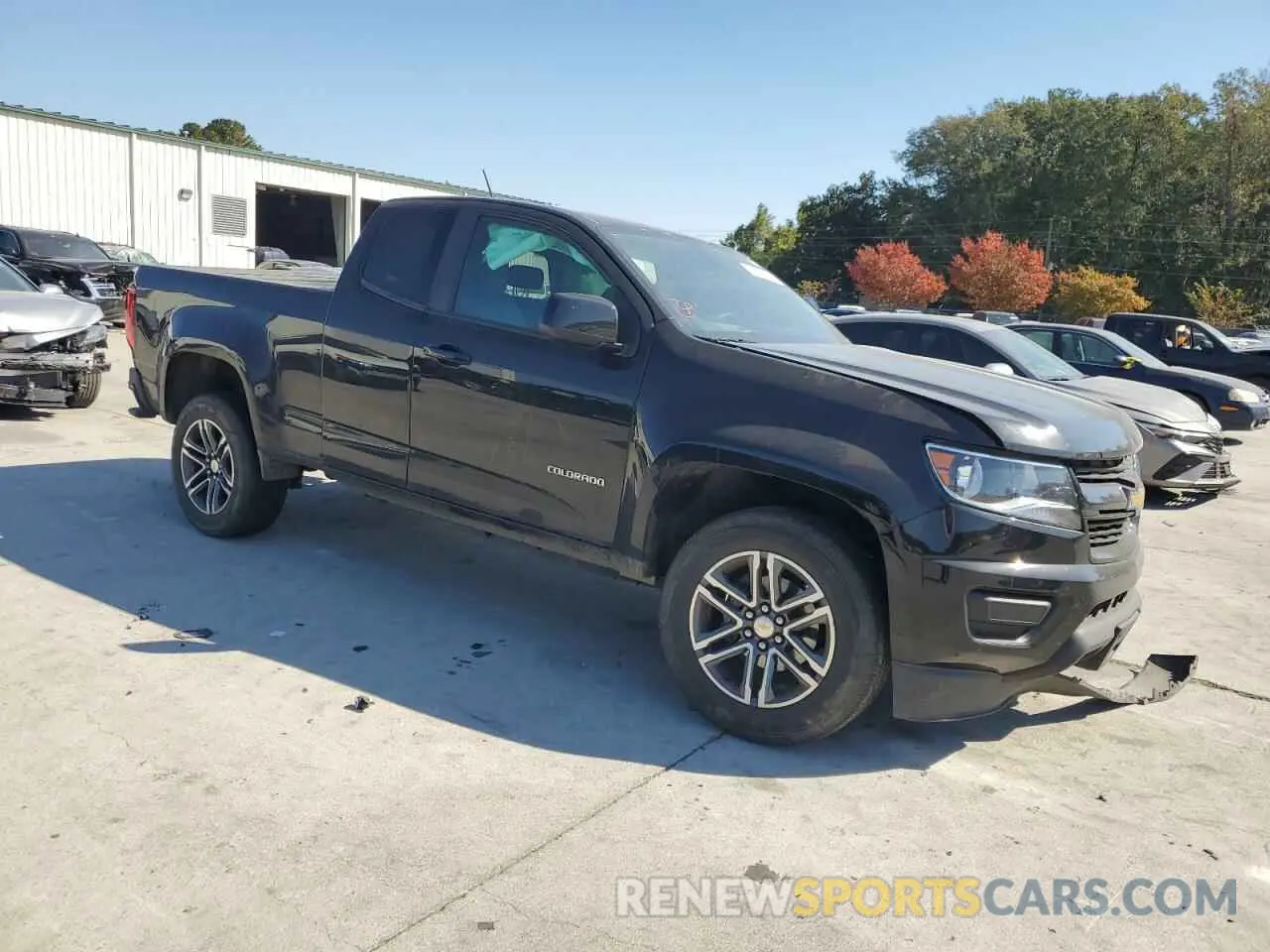 4 fotografías del automóvil dañado 1GCHSBEA0L1145547 CHEVROLET COLORADO 2020