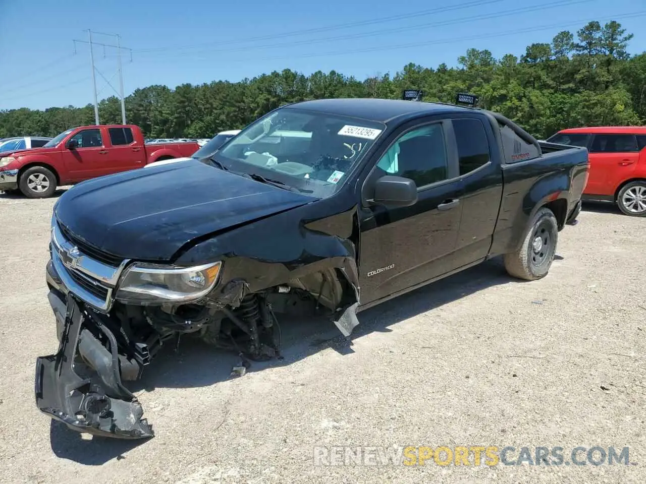 1 fotografías del automóvil dañado 1GCHSBEA1L1241428 CHEVROLET COLORADO 2020