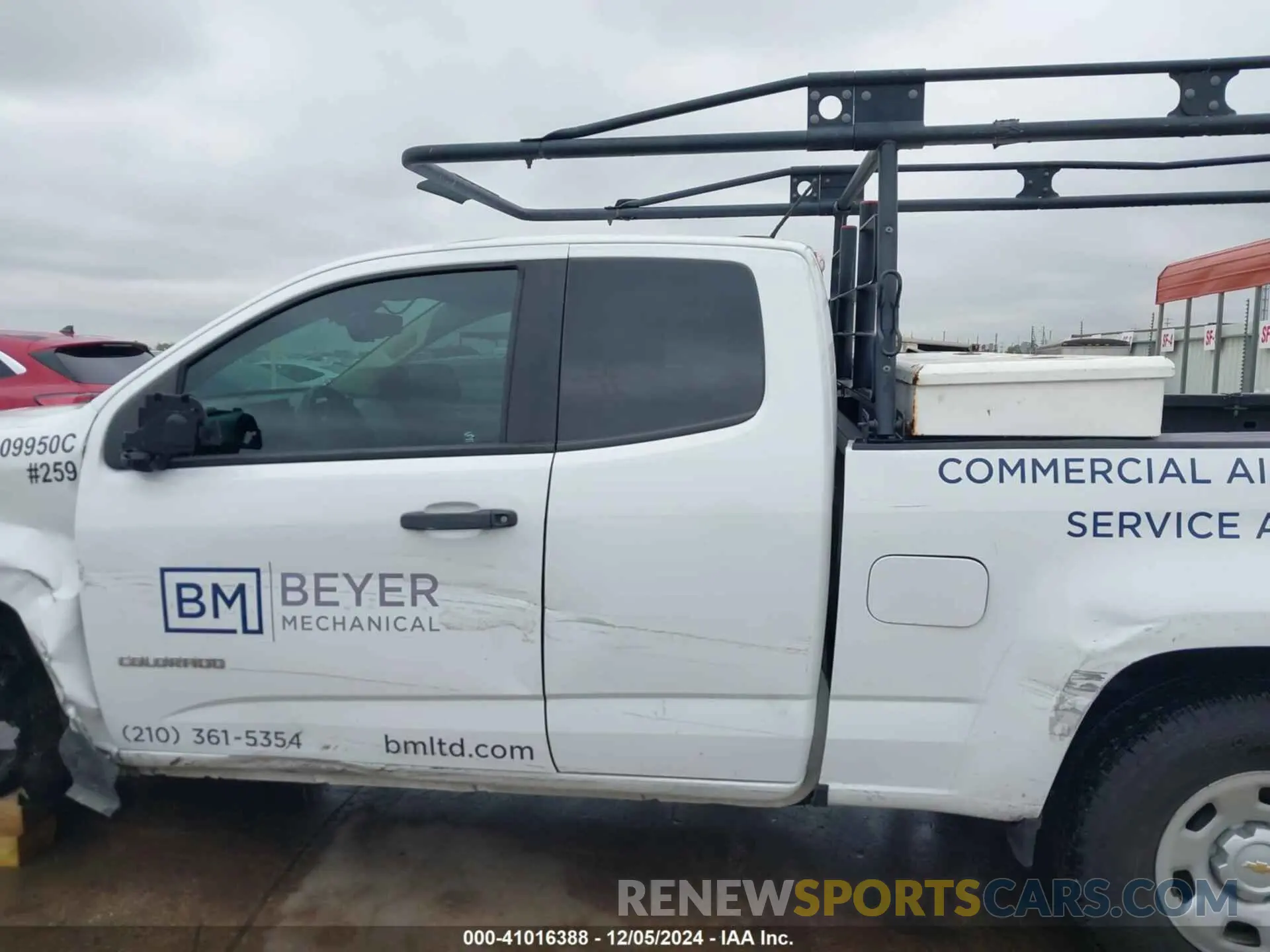15 fotografías del automóvil dañado 1GCHSBEA2L1175259 CHEVROLET COLORADO 2020
