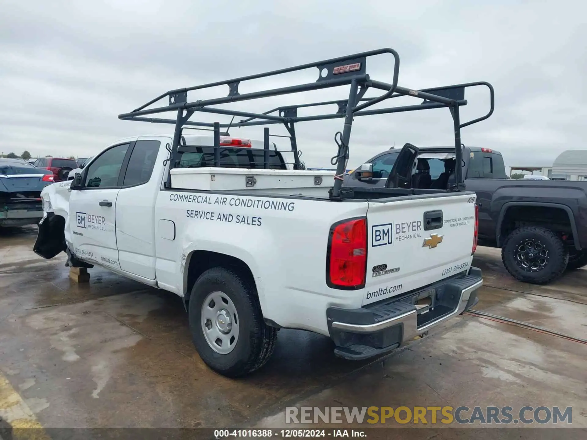 3 fotografías del automóvil dañado 1GCHSBEA2L1175259 CHEVROLET COLORADO 2020