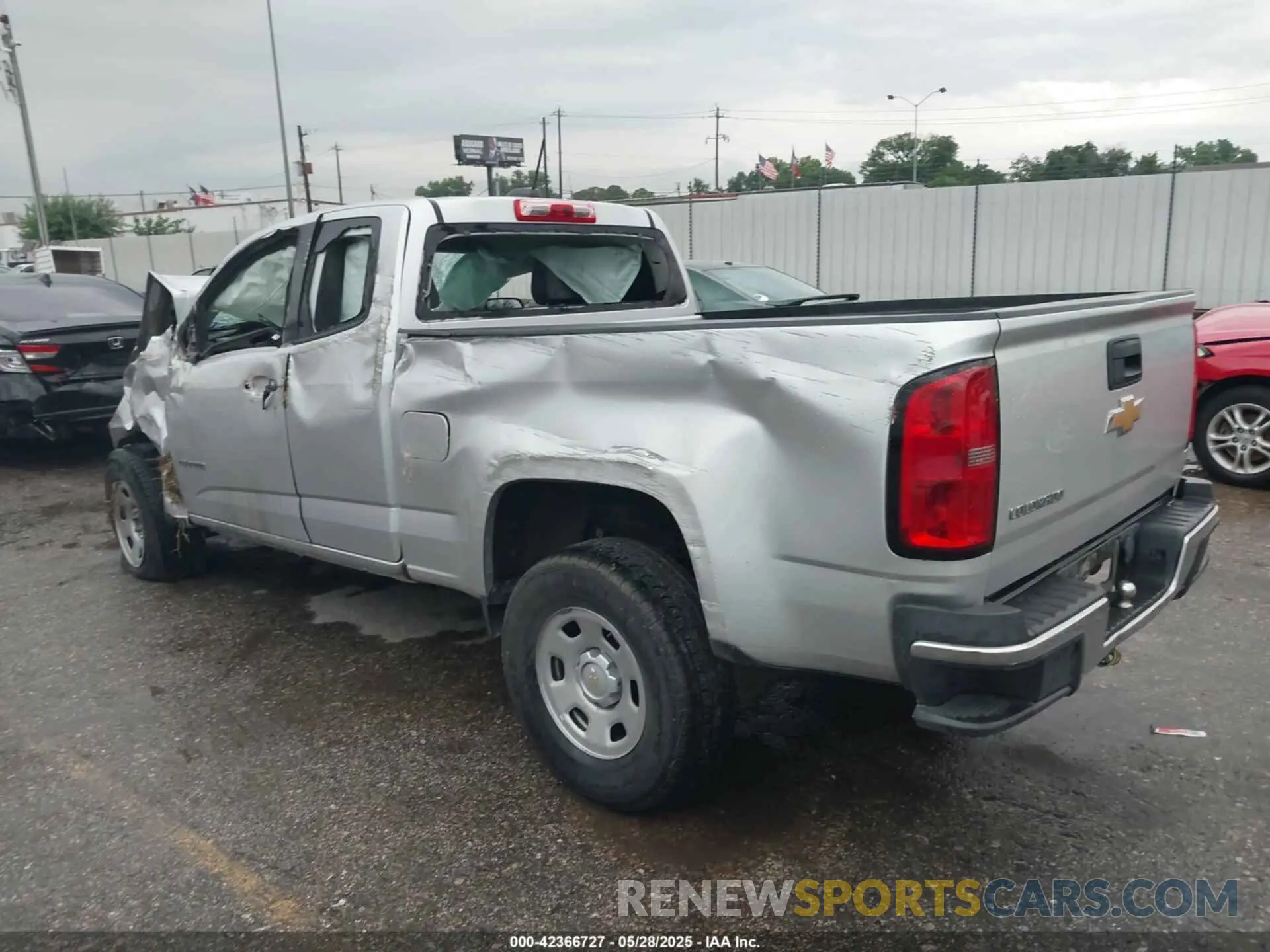 3 fotografías del automóvil dañado 1GCHSBEA4L1202252 CHEVROLET COLORADO 2020