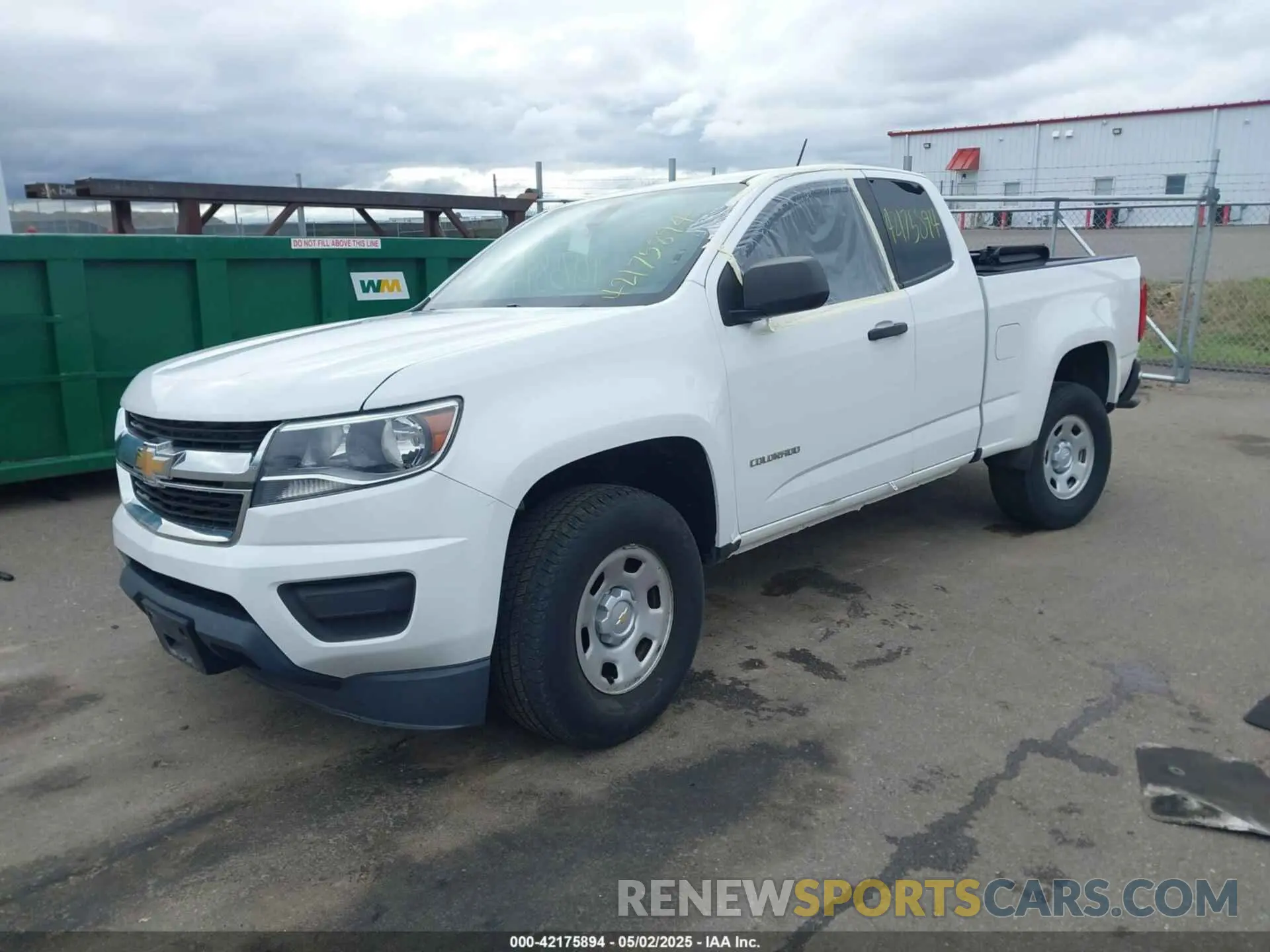 2 fotografías del automóvil dañado 1GCHSBEA4L1226180 CHEVROLET COLORADO 2020
