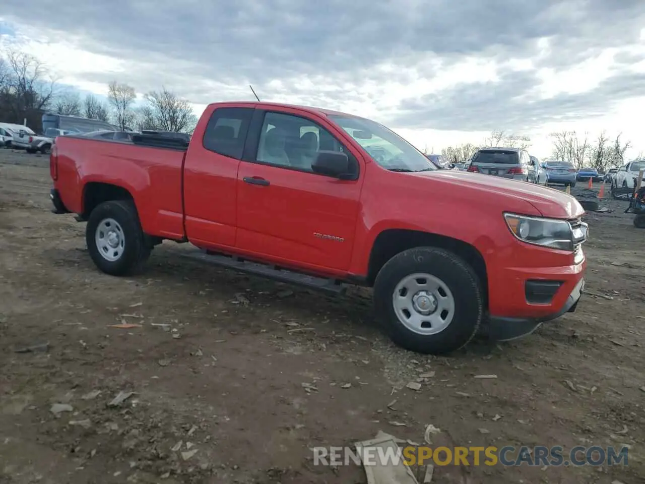 4 fotografías del automóvil dañado 1GCHSBEA9L1114412 CHEVROLET COLORADO 2020