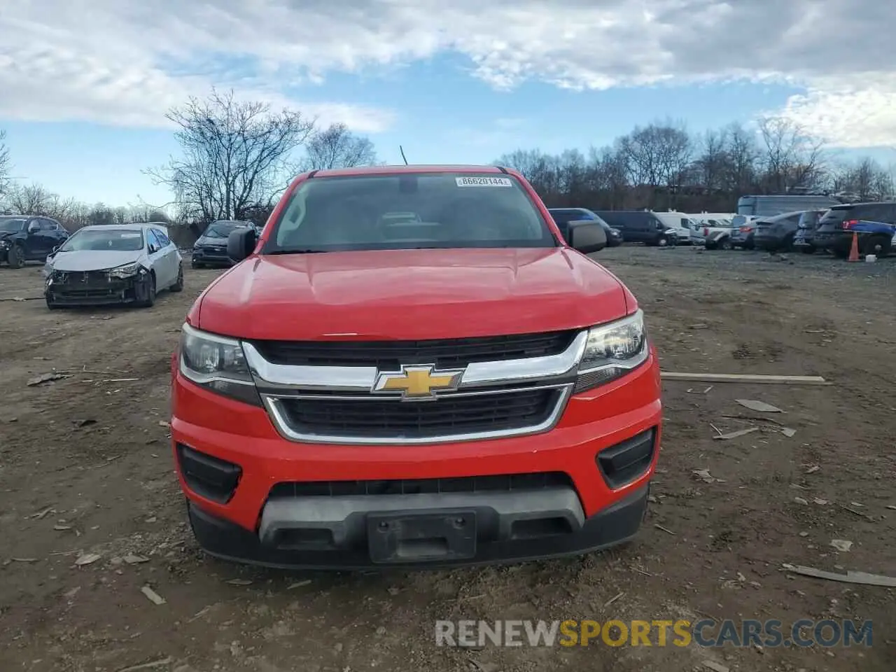 5 fotografías del automóvil dañado 1GCHSBEA9L1114412 CHEVROLET COLORADO 2020