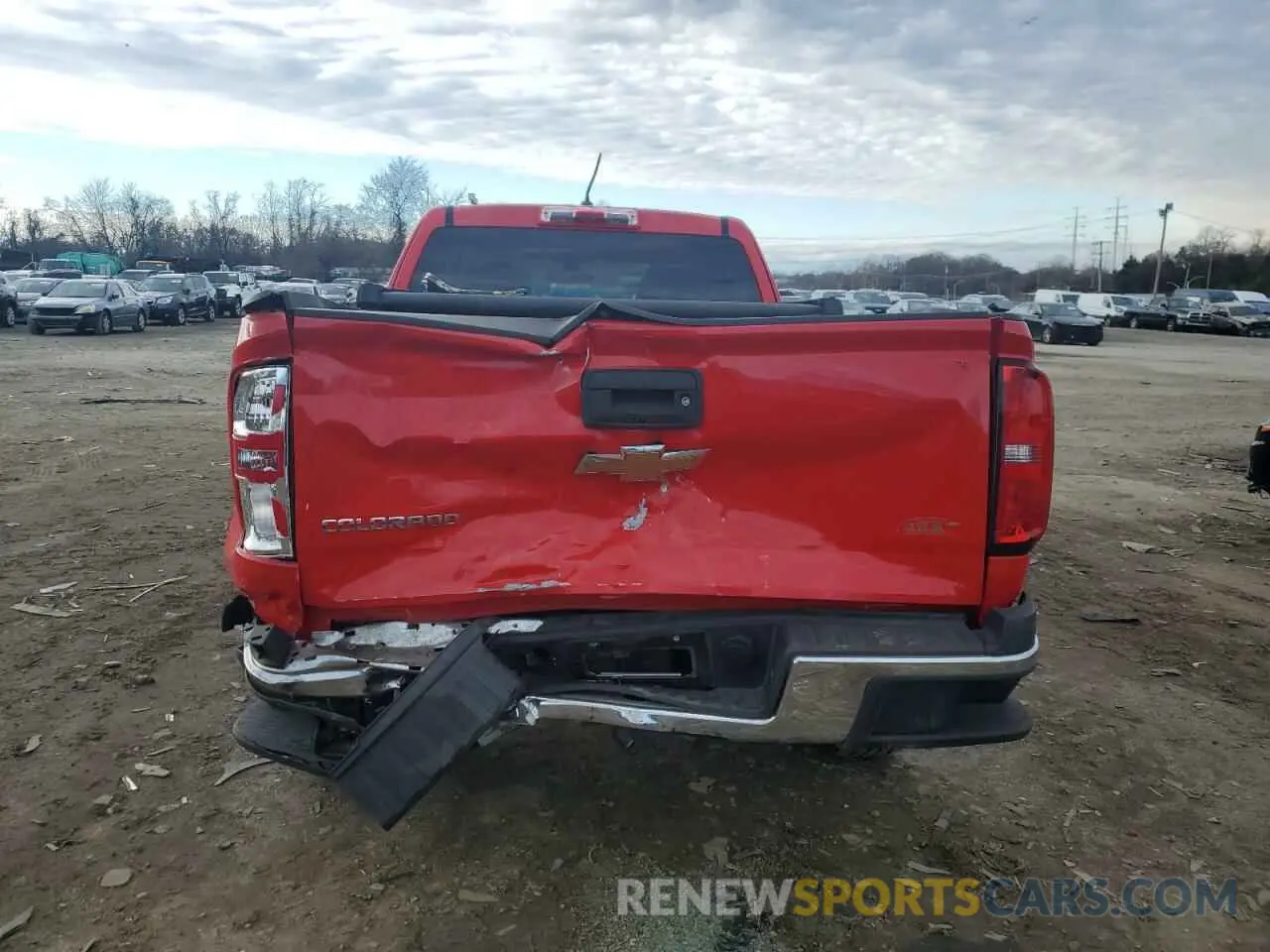 6 fotografías del automóvil dañado 1GCHSBEA9L1114412 CHEVROLET COLORADO 2020