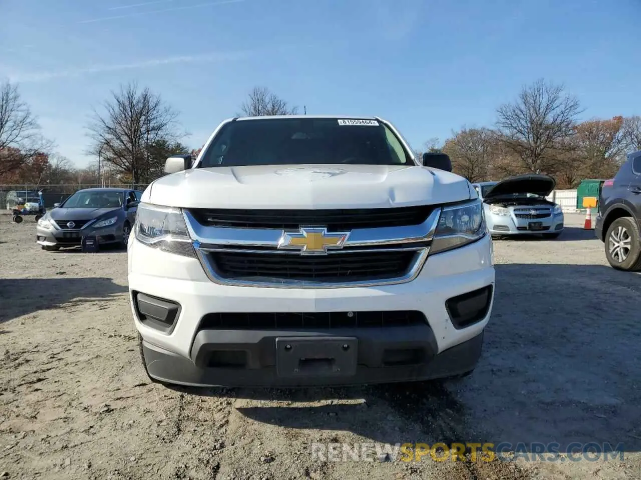 5 fotografías del automóvil dañado 1GCHSBEN7L1133382 CHEVROLET COLORADO 2020