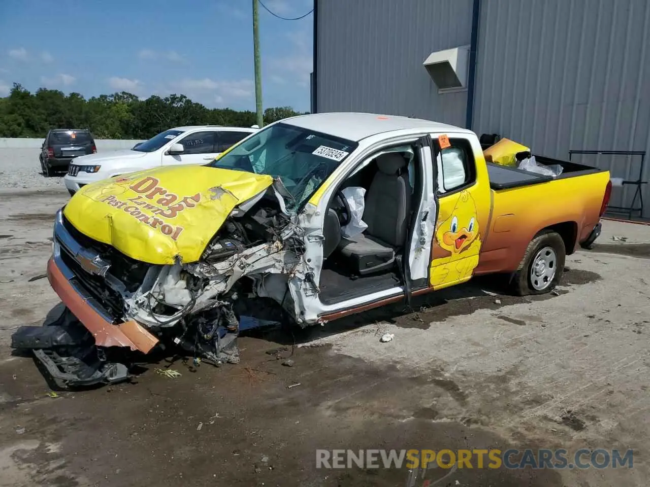 1 fotografías del automóvil dañado 1GCHSBEN9L1195222 CHEVROLET COLORADO 2020