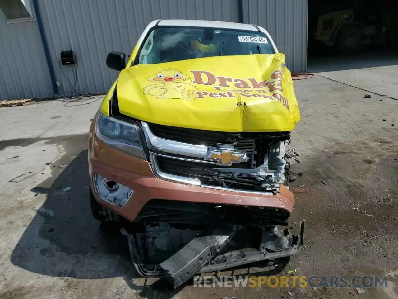 5 fotografías del automóvil dañado 1GCHSBEN9L1195222 CHEVROLET COLORADO 2020