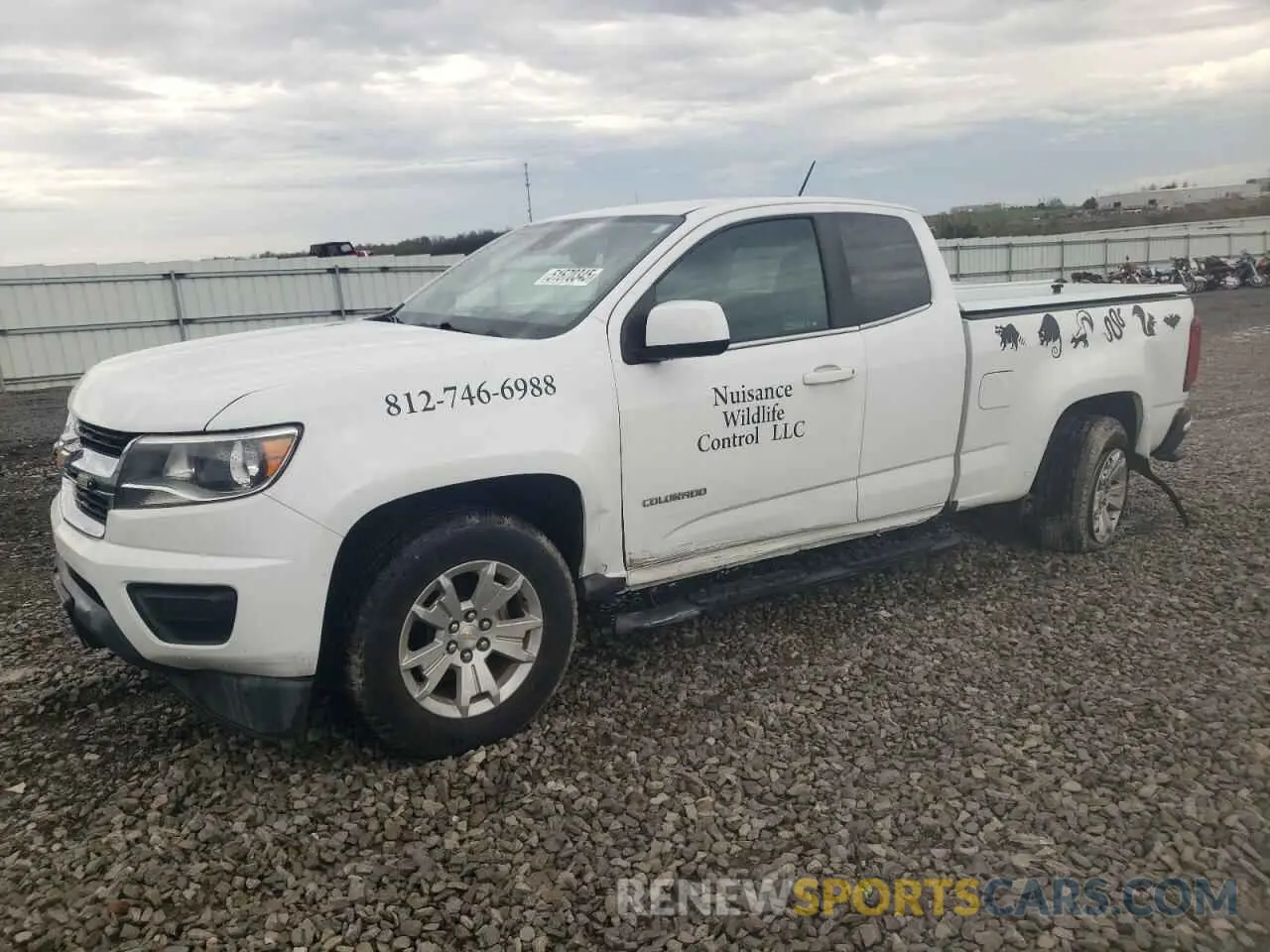 1 fotografías del automóvil dañado 1GCHSCEA3L1156063 CHEVROLET COLORADO 2020
