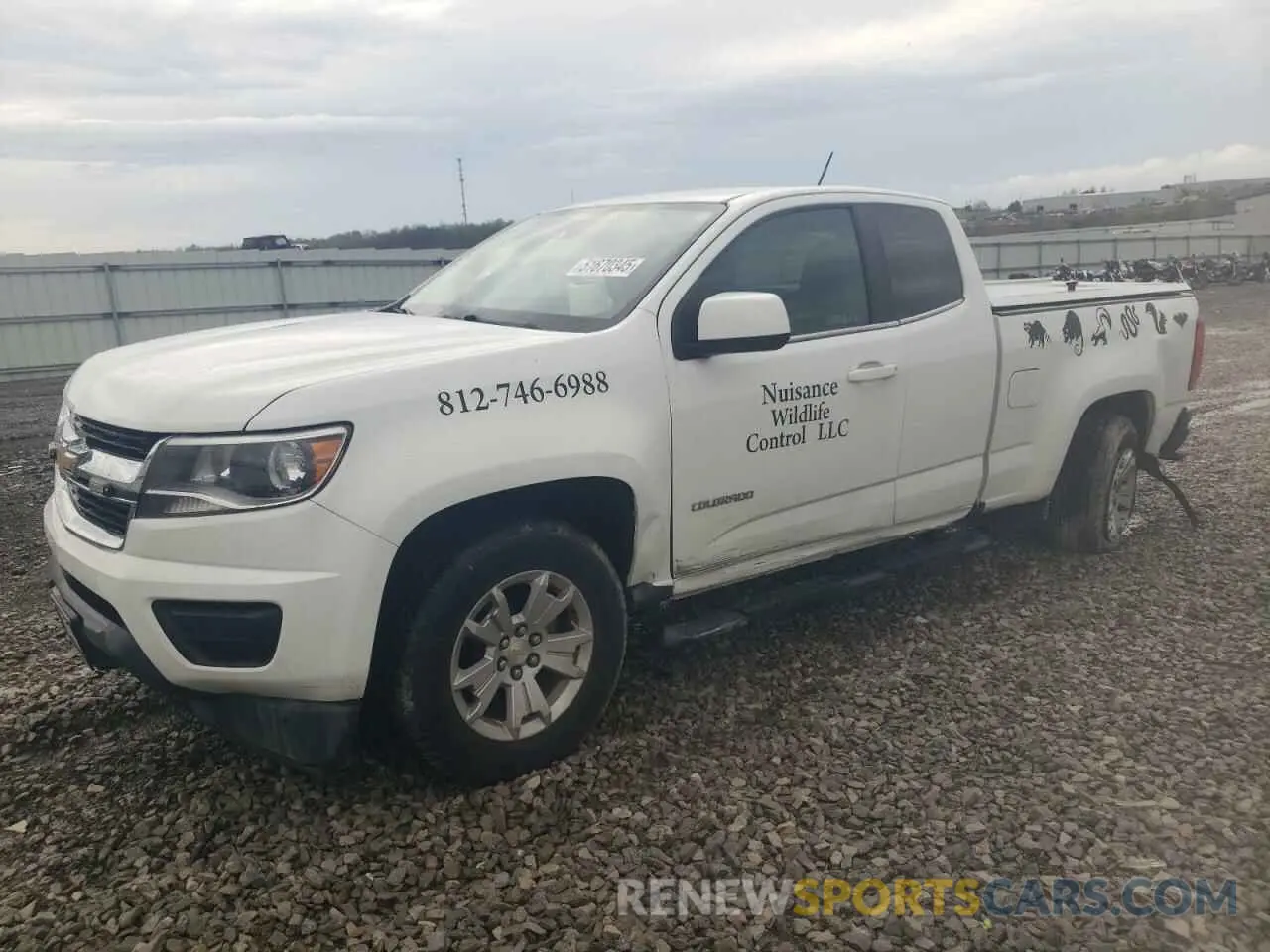5 fotografías del automóvil dañado 1GCHSCEA3L1156063 CHEVROLET COLORADO 2020