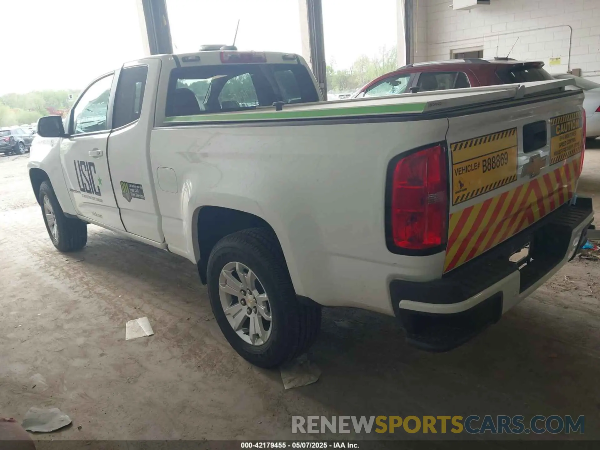 3 fotografías del automóvil dañado 1GCHSCEA6L1151049 CHEVROLET COLORADO 2020