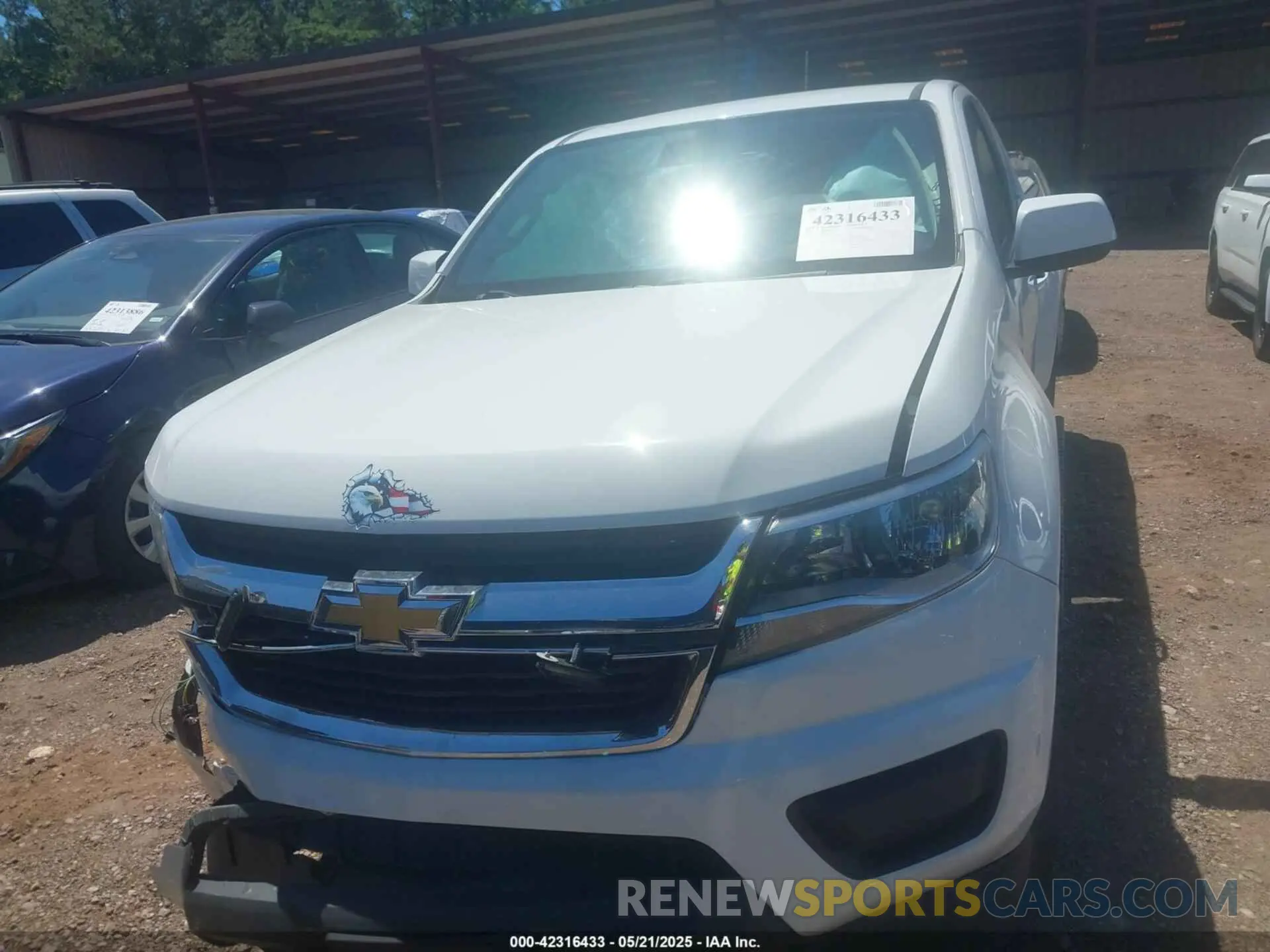 12 fotografías del automóvil dañado 1GCHSCEA6L1164528 CHEVROLET COLORADO 2020